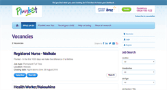 Desktop Screenshot of plunket.careercentre.net.nz
